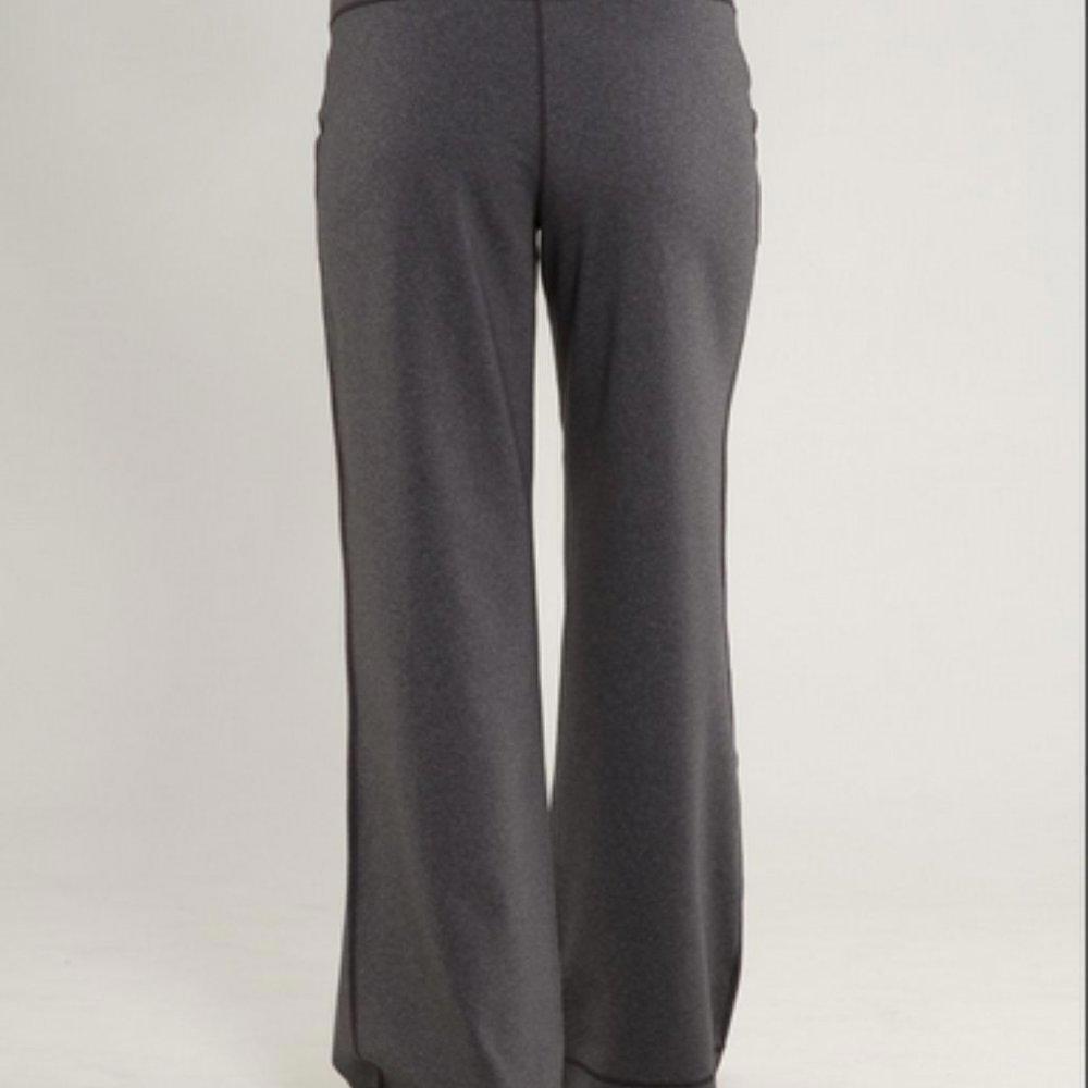 Lululemon -  Y2K Still Pant Gym Leggings - Heathered Deep Coal - Grey -  Size 4 - Picture 3 of 12